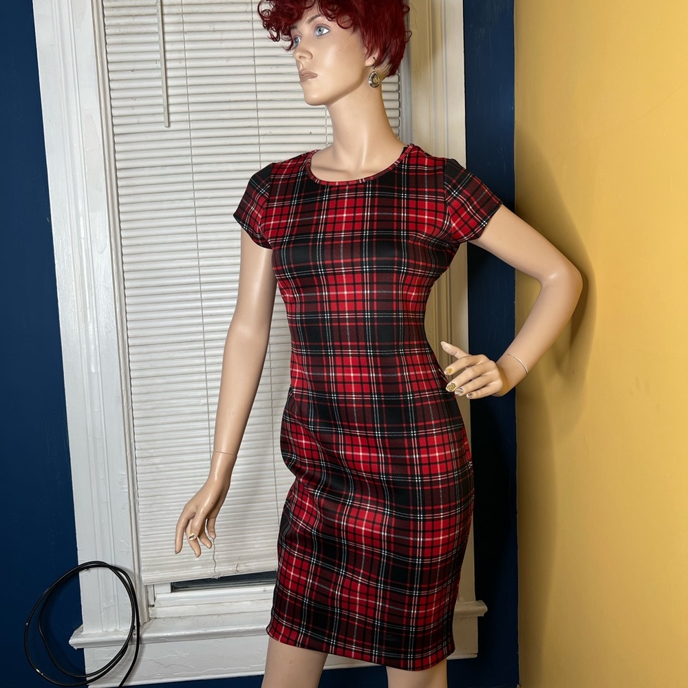 Xoxo Medium Plaid Dress